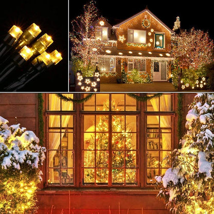 Solar String Lights Outdoor, 98.4ft 300 LED Solar Fairy Lights 8 Modes Waterproof Solar Powered Lights for Garden, Patio, Home, Party, Wedding, Holiday, Tree, Outdoor Decor (Warm White) 🍁 All In One Marketplace Canada