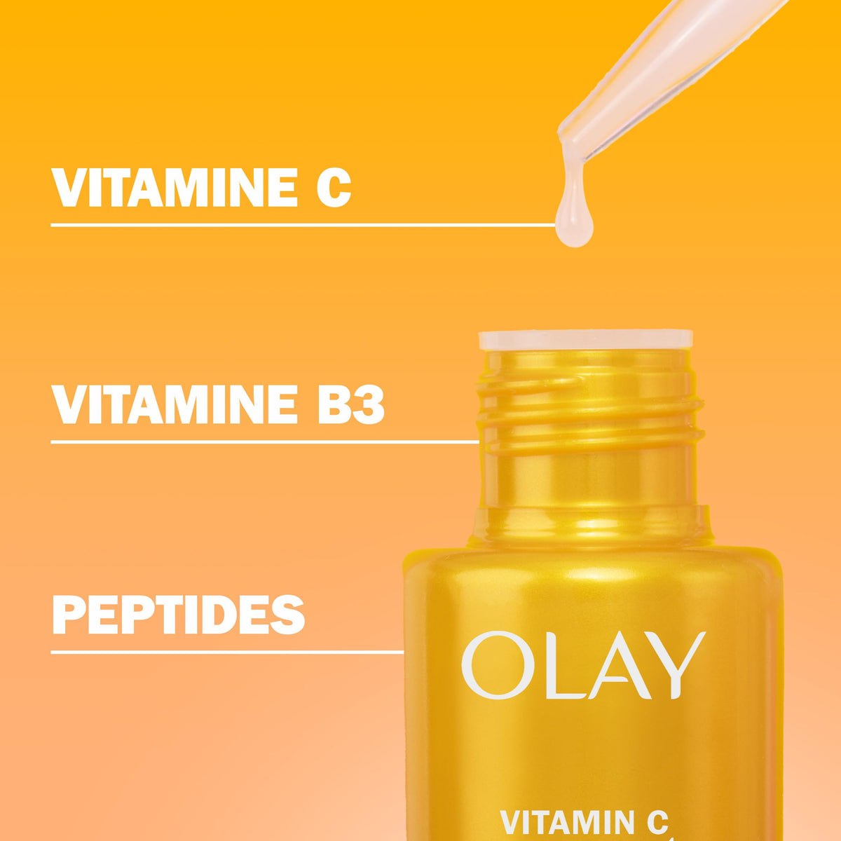 Olay Vitamin C + Peptide 24 Serum, 40 mL [Packaging May Vary]