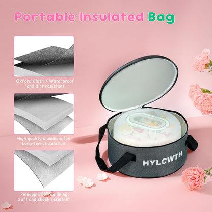 Cake Carrier With Lid And Handle, Bpa-Free Cake Holder With Lid For 10 Inch Round Cake Carrier With 10 pcs Round Golden Cake Boards And Portable Insulated Bag 🍁 All In One Marketplace Canada