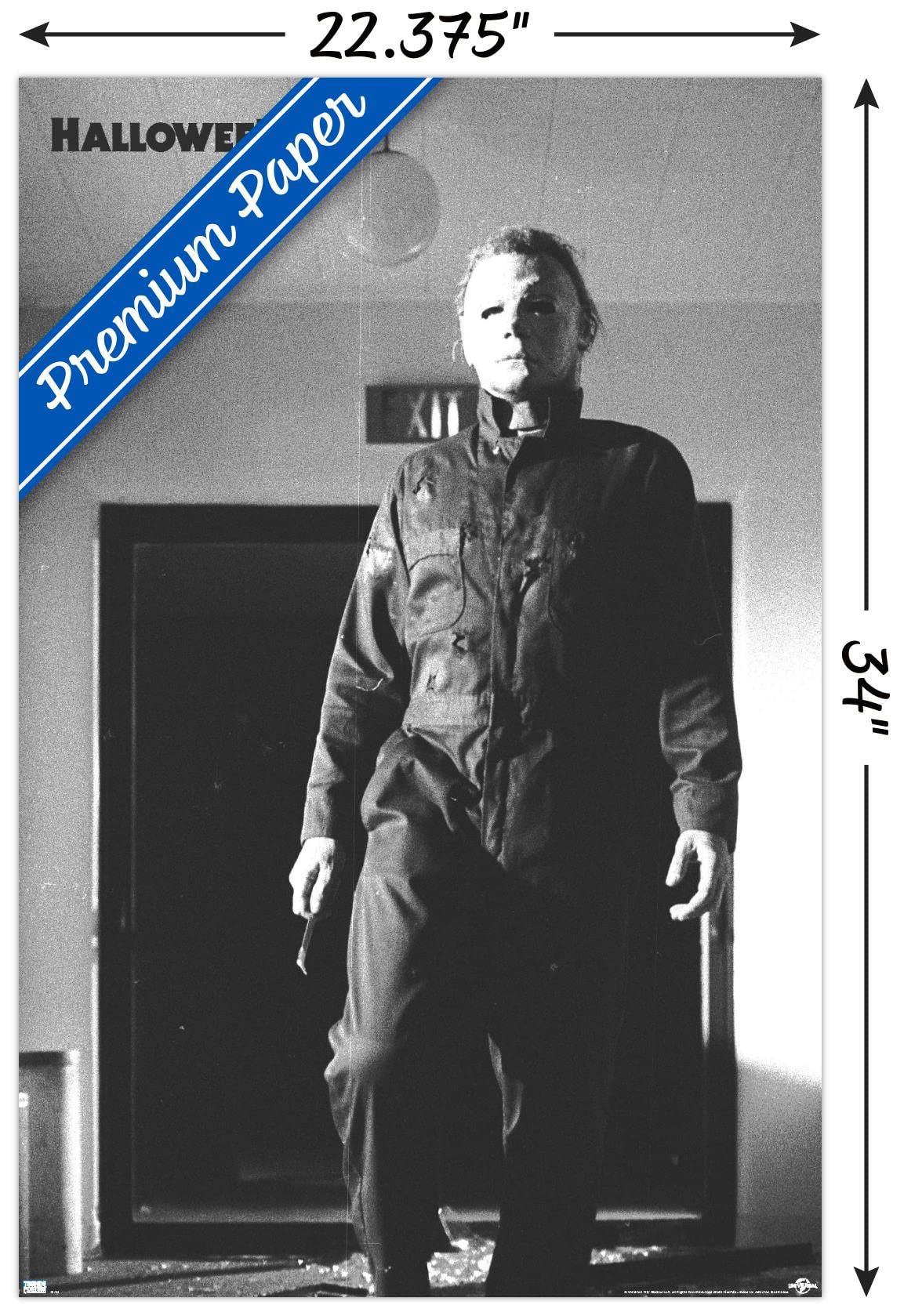 Halloween II - Michael Hallway Wall Poster