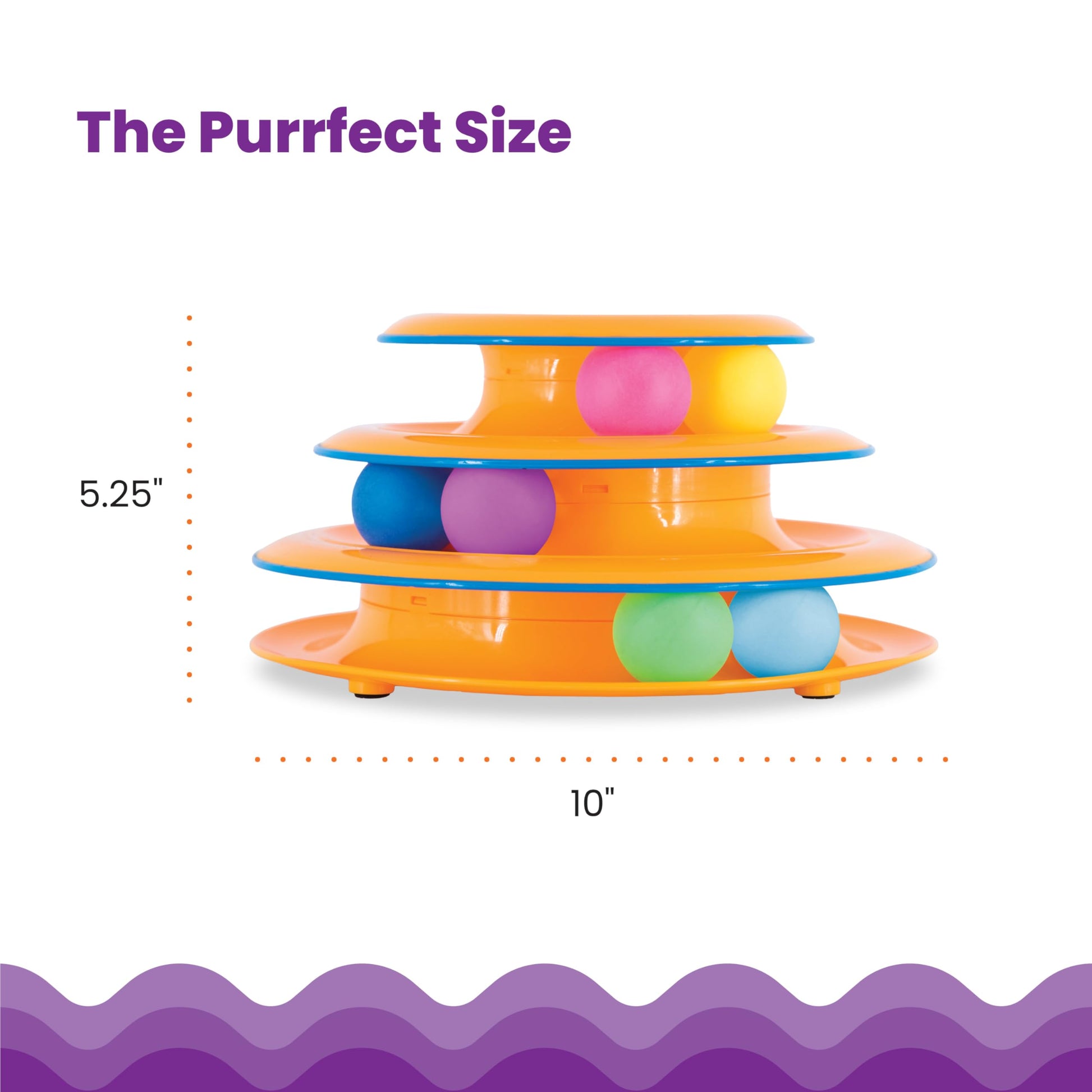 Petstages Tower of Tracks Interactive 3-Tier Cat Toy Catstages