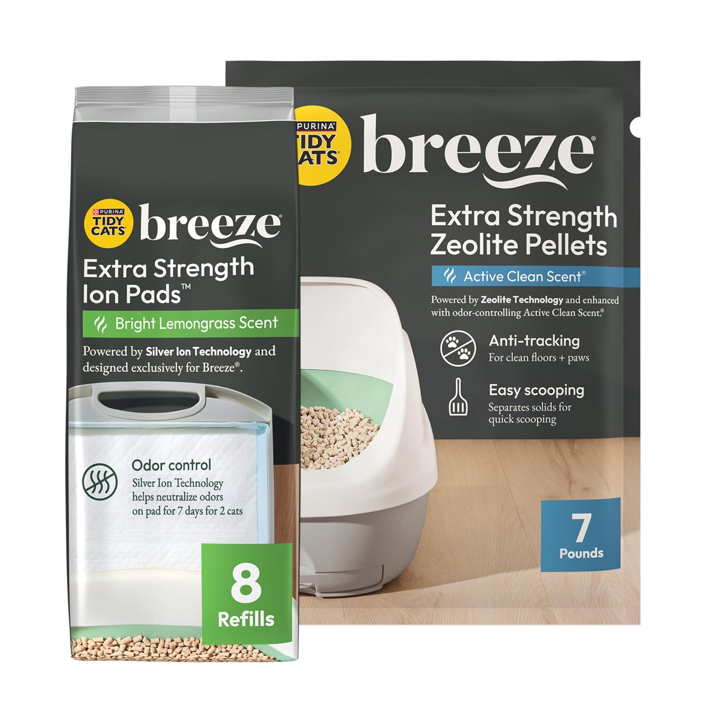 Purina Tidy Cats Breeze Cat Litter Extra Strength Refill Bundle Purina Tidy Cats