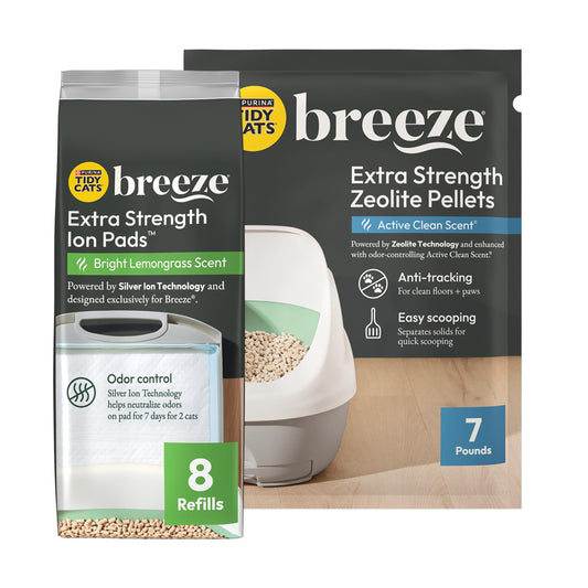 Purina Tidy Cats Breeze Cat Litter Extra Strength Refill Bundle Purina Tidy Cats