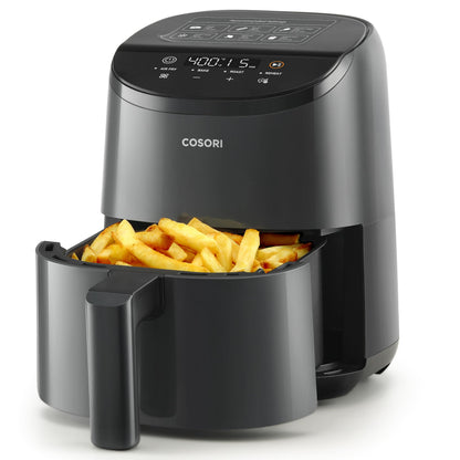 Cosori Lite 2.1 Qt Small Air Fryer, Max 400°F, 4-in-1, 97% Less Oil, Gray Cosori