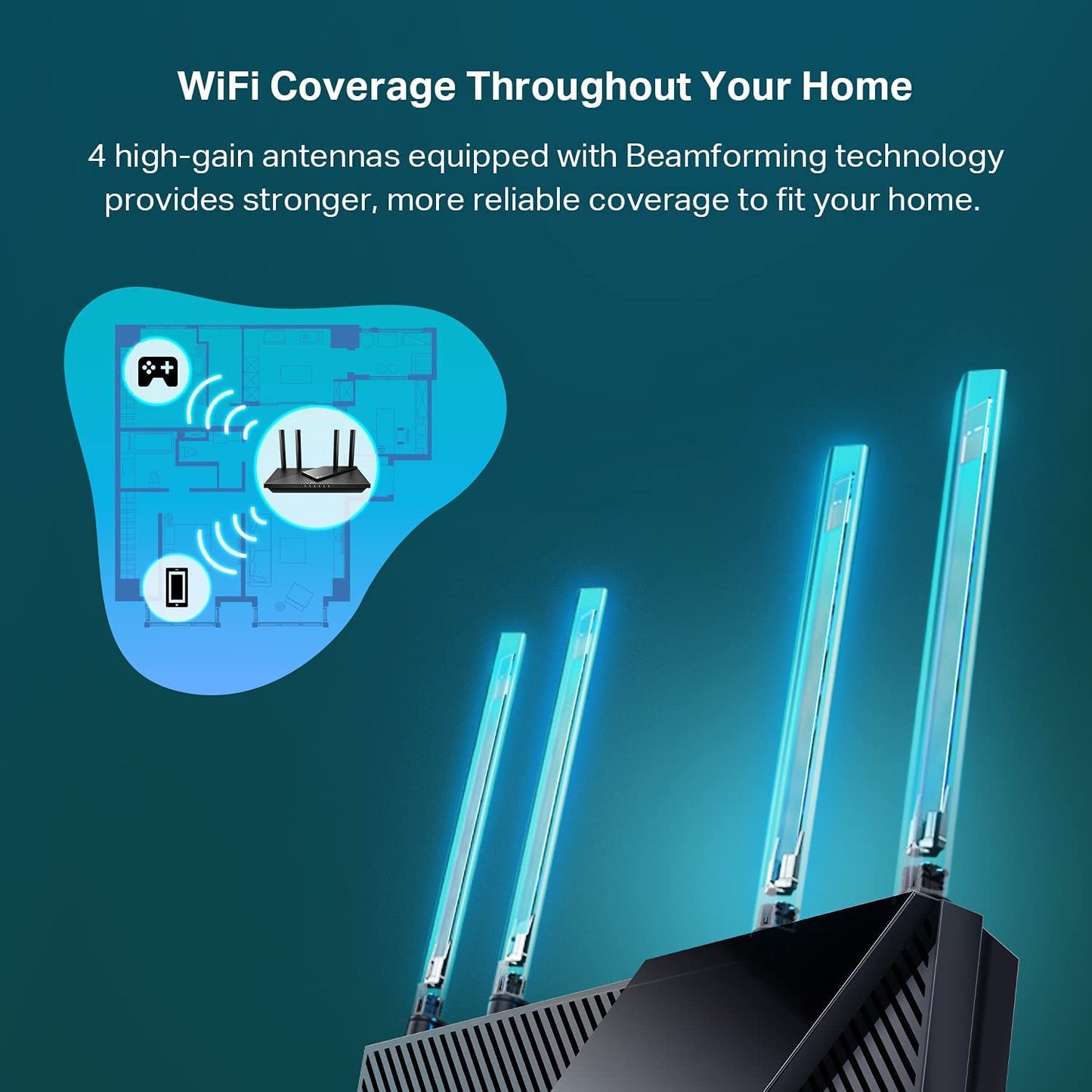 TP-Link AX3000 WiFi 6 Smart WiFi Router (Archer AX55) – 802.11ax Wireless Router, Gigabit Internet Router, Dual Band, OFDMA, MU-MIMO, OneMesh Compatible 🍁 All In One Marketplace Canada