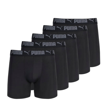 Puma Men's 5 Pack Performance Boxer Briefs, Black, Small 🍁 All In One Marketplace Canada