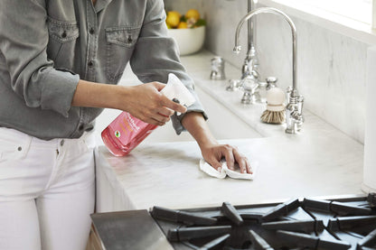 Method All-Purpose Cleaner Spray, Plant-Based and Biodegradable Formula Perfect for Most Counters, Tiles, Stone, and More, Pink Grapefruit Scent, 828 ml Spray Bottles, 8 Pack, Packaging May Vary Method