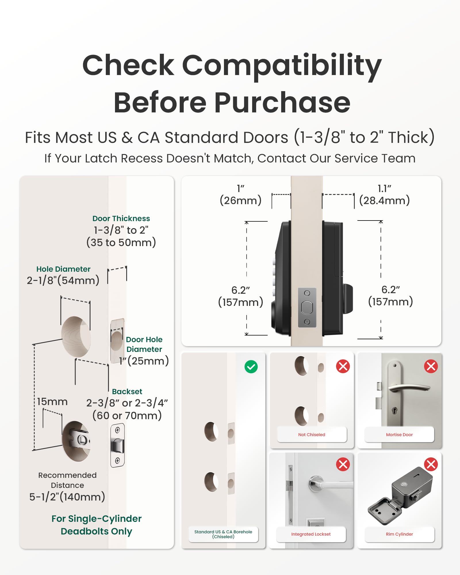 DESLOC C110 Fingerprint Smart Door Lock with Display DESLOC