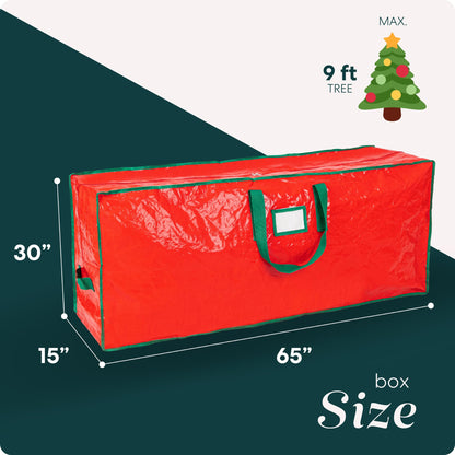 Handy Laundry Christmas Tree Storage Bag – 9 Ft, Heavy Duty, Red 🍁 All In One Marketplace Canada