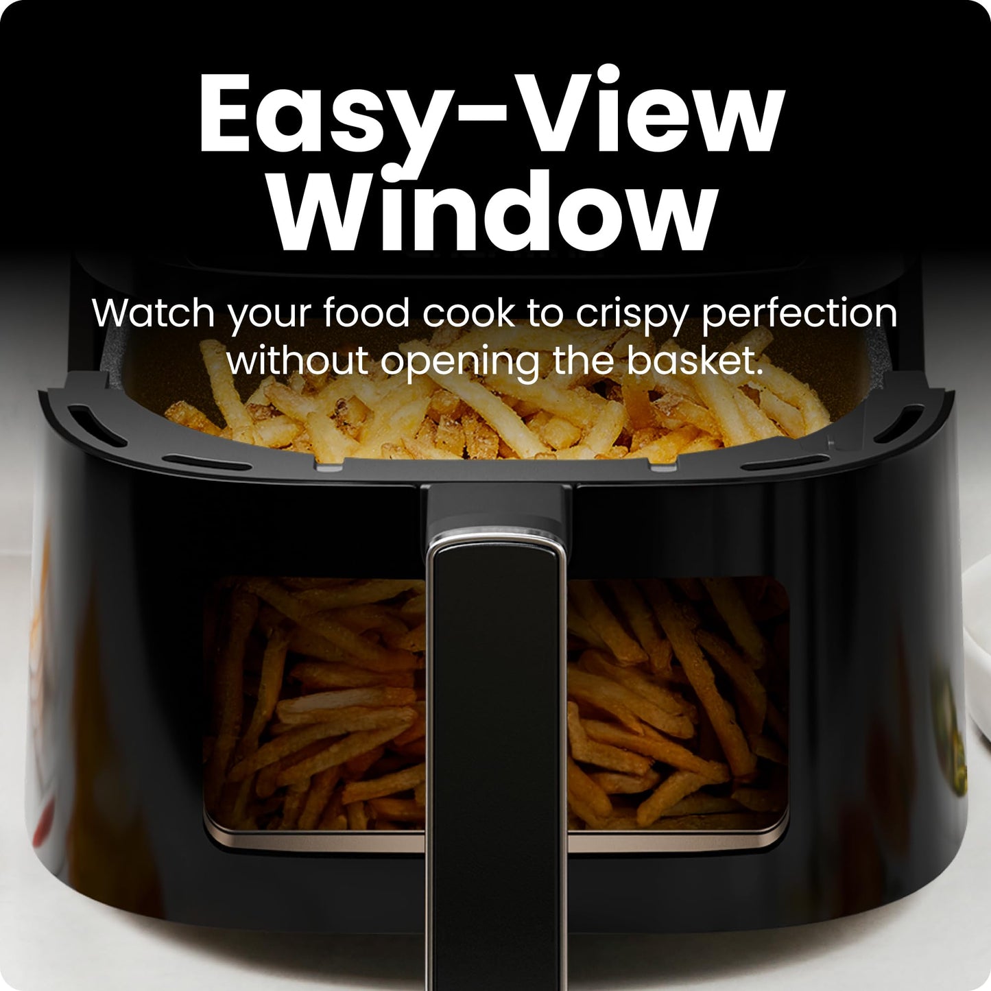 Chefman Air Fryer – 4 QT Compact Airfryer for Quick & Easy Meals, Features Hi-Fry Technology for Extra Crisp, Easy-View Window, Touch Controls with 4 Presets, Nonstick & Dishwasher Safe Basket - Black - Available at All In One Marketplace Canada