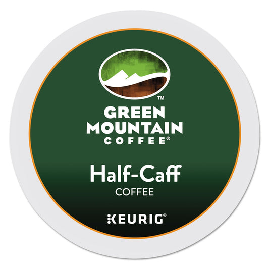 Green Mountain Coffee Half-Caff, Decaf, Medium/Dark Roast Coffee, 24 count 🍁 All In One Marketplace Canada