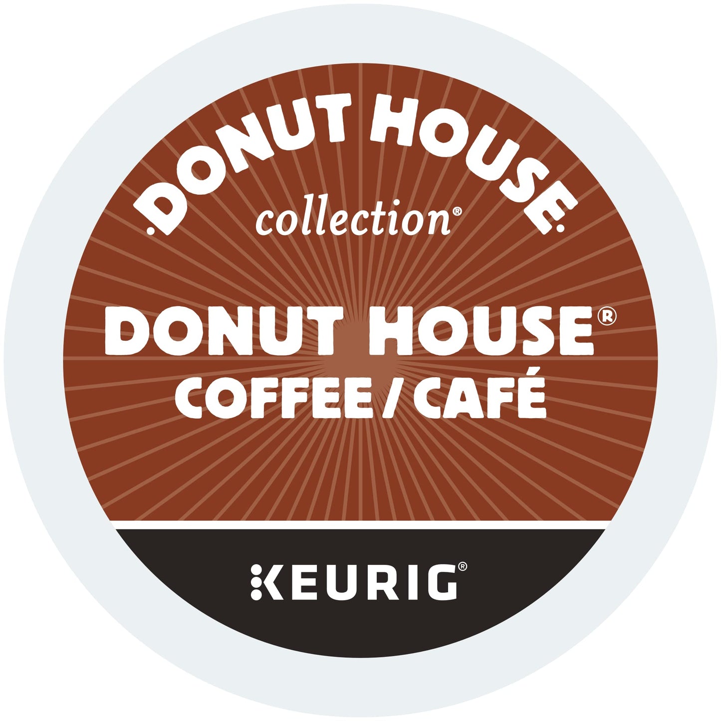 Donut House Collection Light Roast K-Cup Coffee Pods, 30 Count For Keurig Coffee Makers