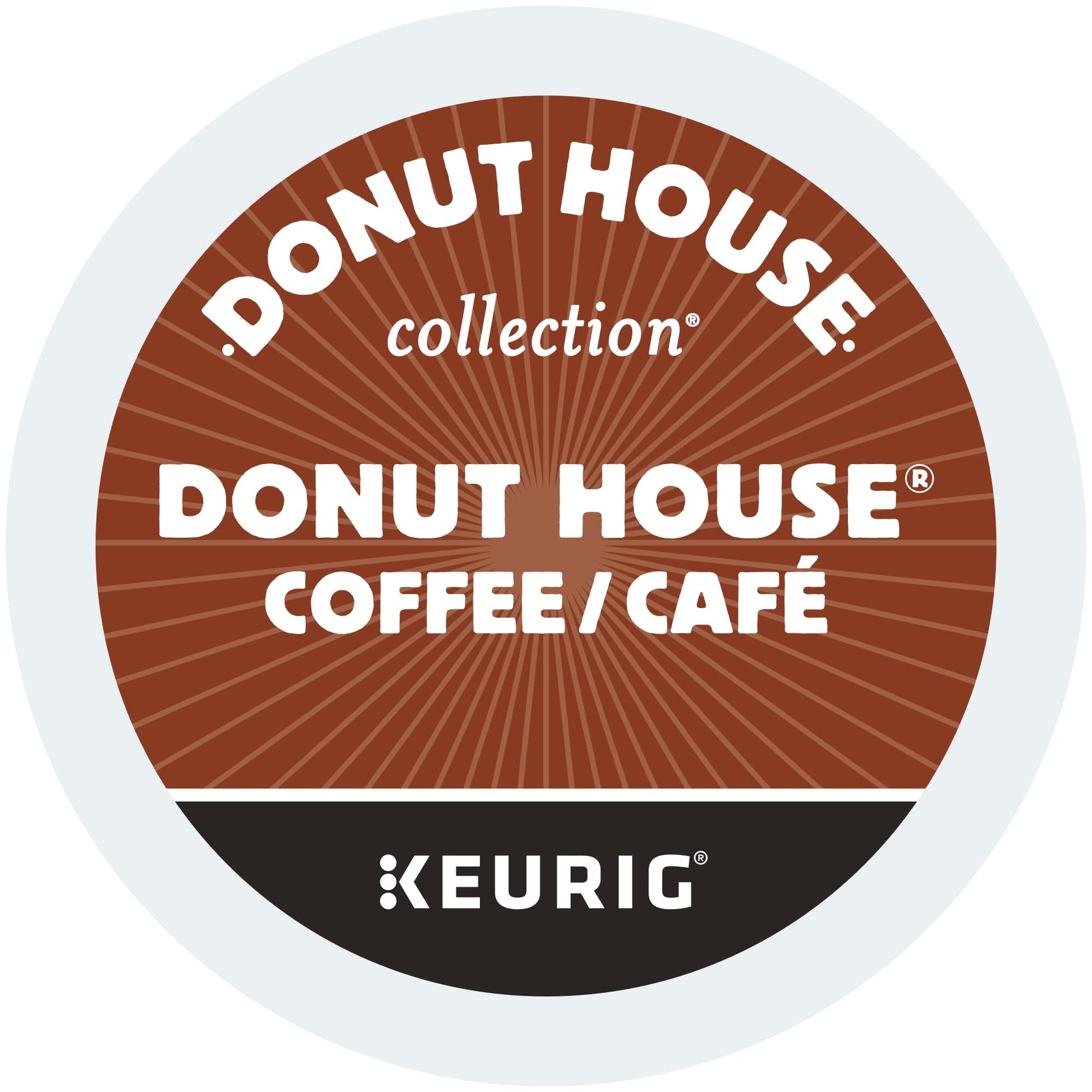 Donut House Collection Light Roast K-Cup Coffee Pods, 30 Count For Keurig Coffee Makers