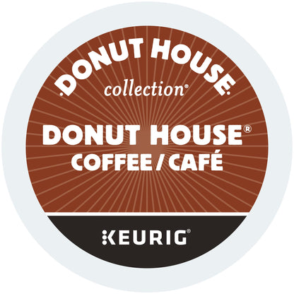 Donut House Collection Light Roast K-Cup Coffee Pods, 30 Count For Keurig Coffee Makers