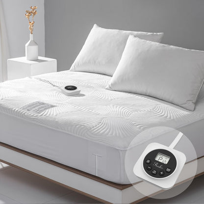 Heated Mattress Pad Full, 3D Air Fabric, Preheat & Memory for Cold Winter 🍁 All In One Marketplace Canada