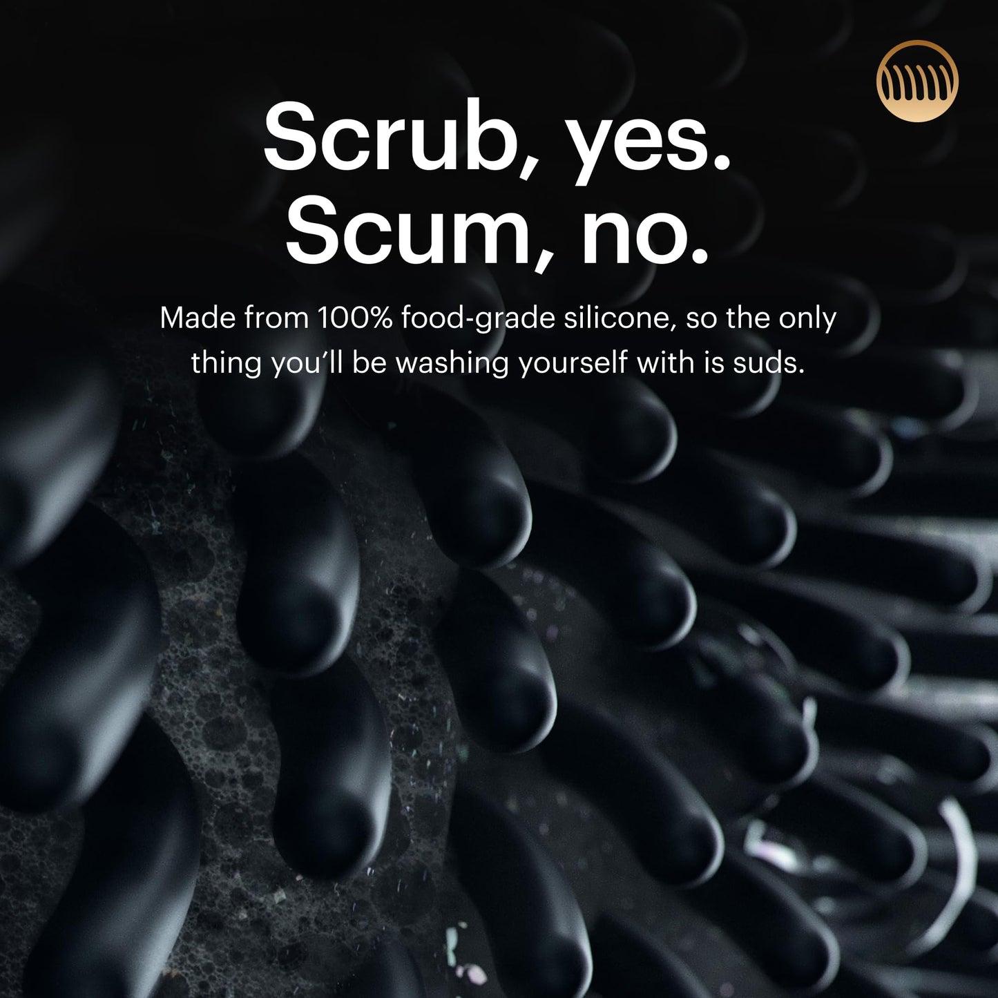 MANSCAPED® The Body Buffer Premium Silicone Scrubber for Nourishing, Cleaning & Exfoliating Your Skin - Lather Boosting Bristles with Ergonomic No-Slip Handle, Long-Lasting & Easy to Clean (1-Pack) - Available at All In One Marketplace Canada