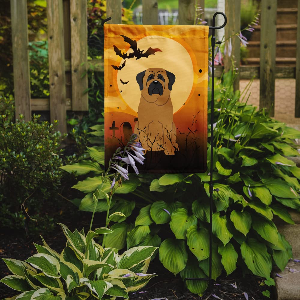 Drapeau de jardin Caroline's Treasures BB4284GF Mastiff d'Halloween, petite taille, multicolore
