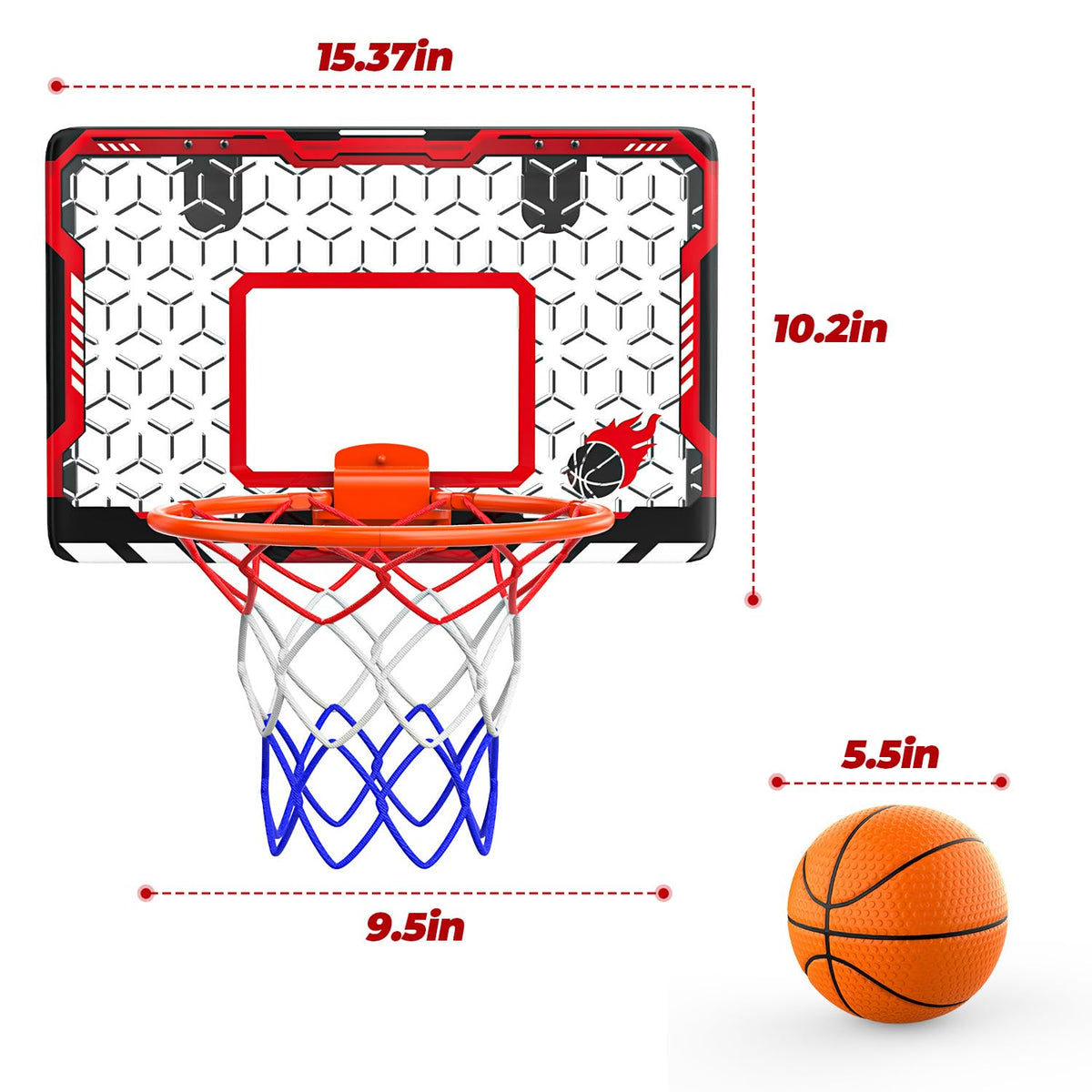 EagleStone Mini Indoor Basketball Hoop for Door & Wall with Foldable Rim 🍁 All In One Marketplace Canada