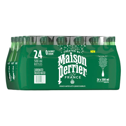 Maison Perrier Unflavoured Carbonated Water, 24 Bottles, 500 ml Maison Perrier