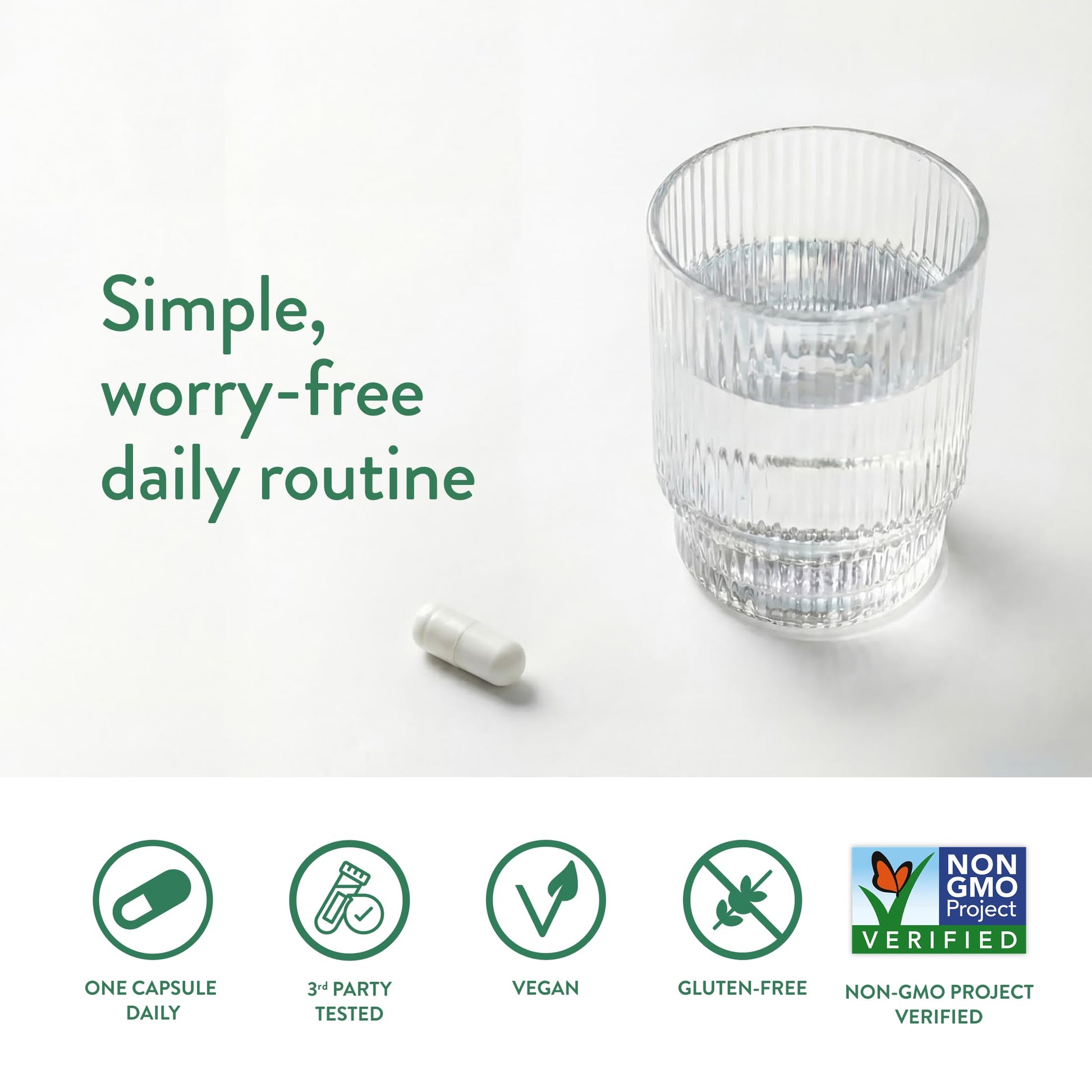Genuine Health Advanced Gut Health Probiotic Women's Daily 50 Billion CFU - Healthy Digestion & Gut Flora Support - Women’s Probiotic - Vegan, Gluten-Free & Non-GMO - 60 Capsules (60 Servings) - Available at All In One Marketplace Canada