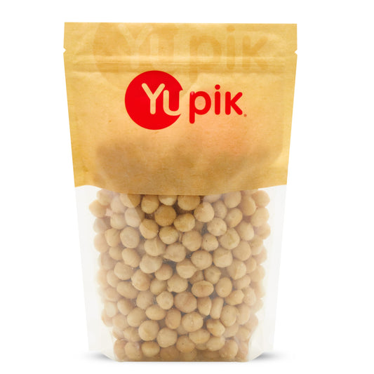 Yupik Raw Macadamia Nuts - 1 kg Whole Nuts, Unsalted & Oil-Free, Gluten-Free & Kosher