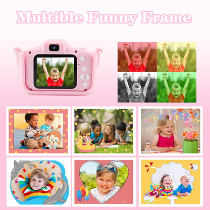 Kids Digital Zoom Camera for 3-12 Year Old Girls/Boys - Selfie Camera With Video, 32GB TF Card - Christmas Birthday Festival Gift 🍁 All In One Marketplace Canada