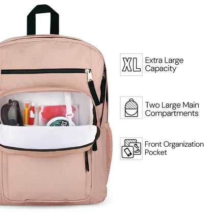 JanSport Laptop Backpack - Computer Bag with 2 Compartments, Ergonomic Shoulder Straps, 38.1 cm Laptop Sleeve, Haul Handle - Cyberspace Galaxy