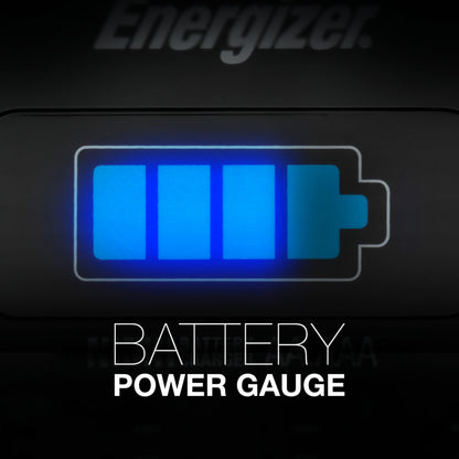 Energizer Universal Multi-Battery Charger for AA, AAA, C, D, and 9V NiMH Batteries
