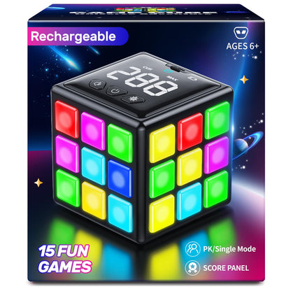Niufunmal Rechargeable Puzzle Cube with Games, 15 Fun Memory & Speed Games 🍁 All In One Marketplace Canada