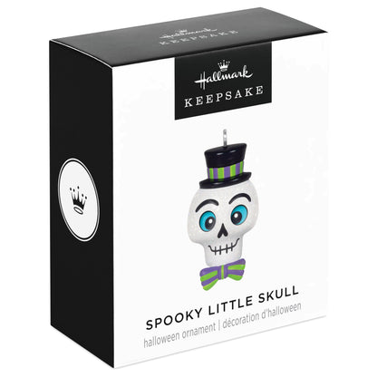 Mini ornement d'Halloween Hallmark Keepsake 2025 de 2,5 cm, petit crâne effrayant, décorations d'Halloween