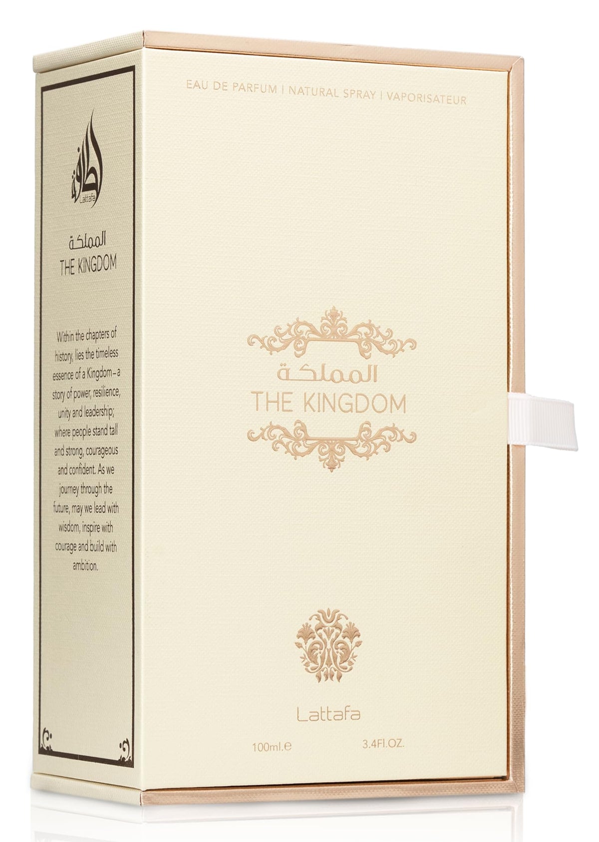 Lattafa The Kingdom for Women Eau de Parfum Spray, 3.4 Ounce