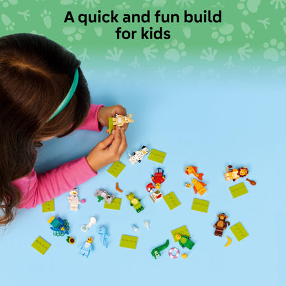 LEGO Minifigures Animal Series 28 6 Pack - Kids Toys in Sealed Mystery Boxes - Animal Themed Figures to Collect - Birthday Party Favors & Gift Idea for Boys & Girls, Ages 5+ - 66813 LEGO