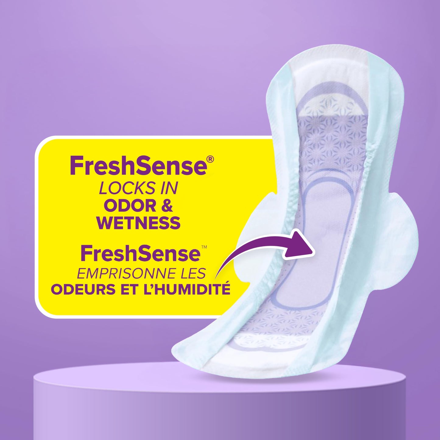 Poise Ultra Thin Incontinence Pads with Wings, 5 Drop, Long, 60 Count 🍁 All In One Marketplace Canada