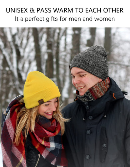 Wmcaps Winter Beanie Toque Knit Hat Gifts for Men Women Grey 🍁 All In One Marketplace Canada