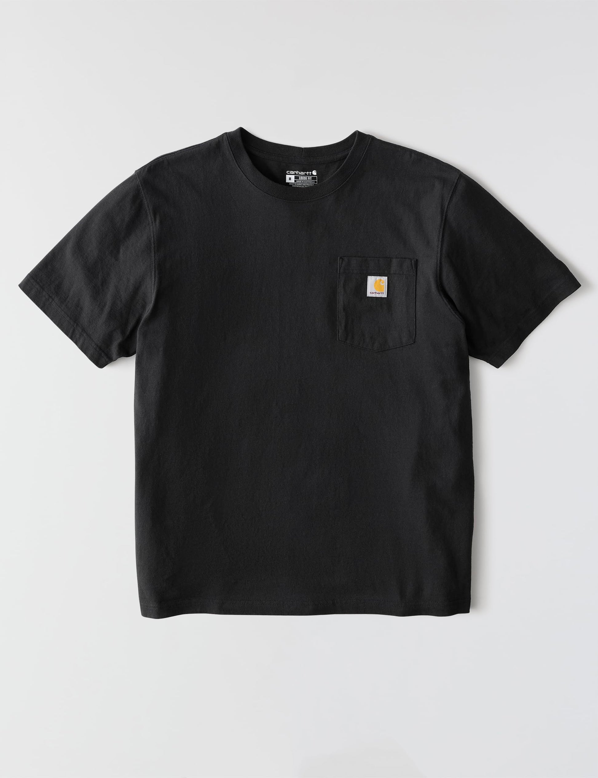 Carhartt Men's K87 Workwear Short Sleeve T-Shirt (Regular and Big & Tall Sizes), Black, Meduim