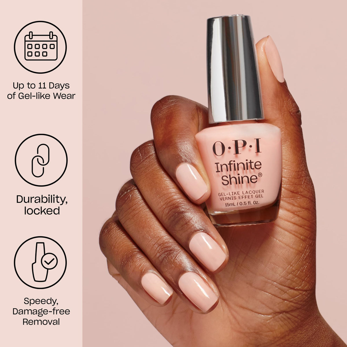 OPI Infinite Shine Long-Wear Lacquer Base & Top Coat Duo Pack, (2 x 0.5 fl oz)