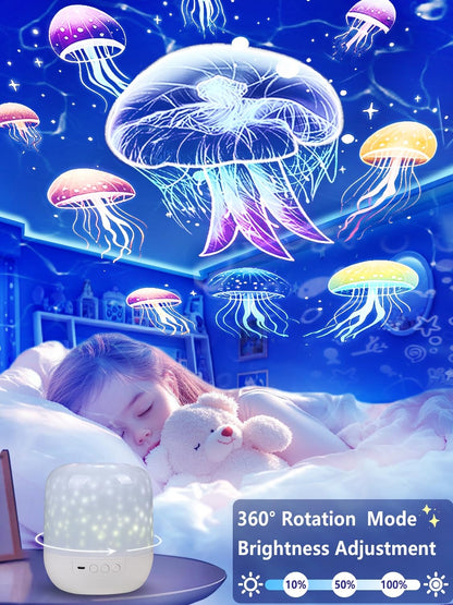 21 Sets of Films, Projector Night Light for Kids Bedroom, Baby Projector for Ceiling, Star Galaxy Night Lights with 360°Rotation Dimmable for Kids Baby Girls, Birthday, Christmas, Nursery, Room Decor 🍁 All In One Marketplace Canada