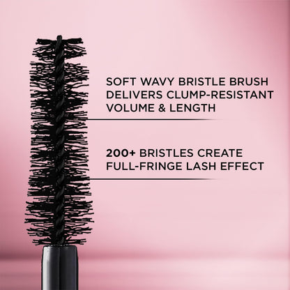 L’Oréal Paris Voluminous Lash Paradise Mascara, Mascara Volume and Length, Volume & Length for Up to 24 Hours with Flower Oil Infused Conditioning Formula for Sensitive Eyes, Latte Brown, 0.28 fl. oz.