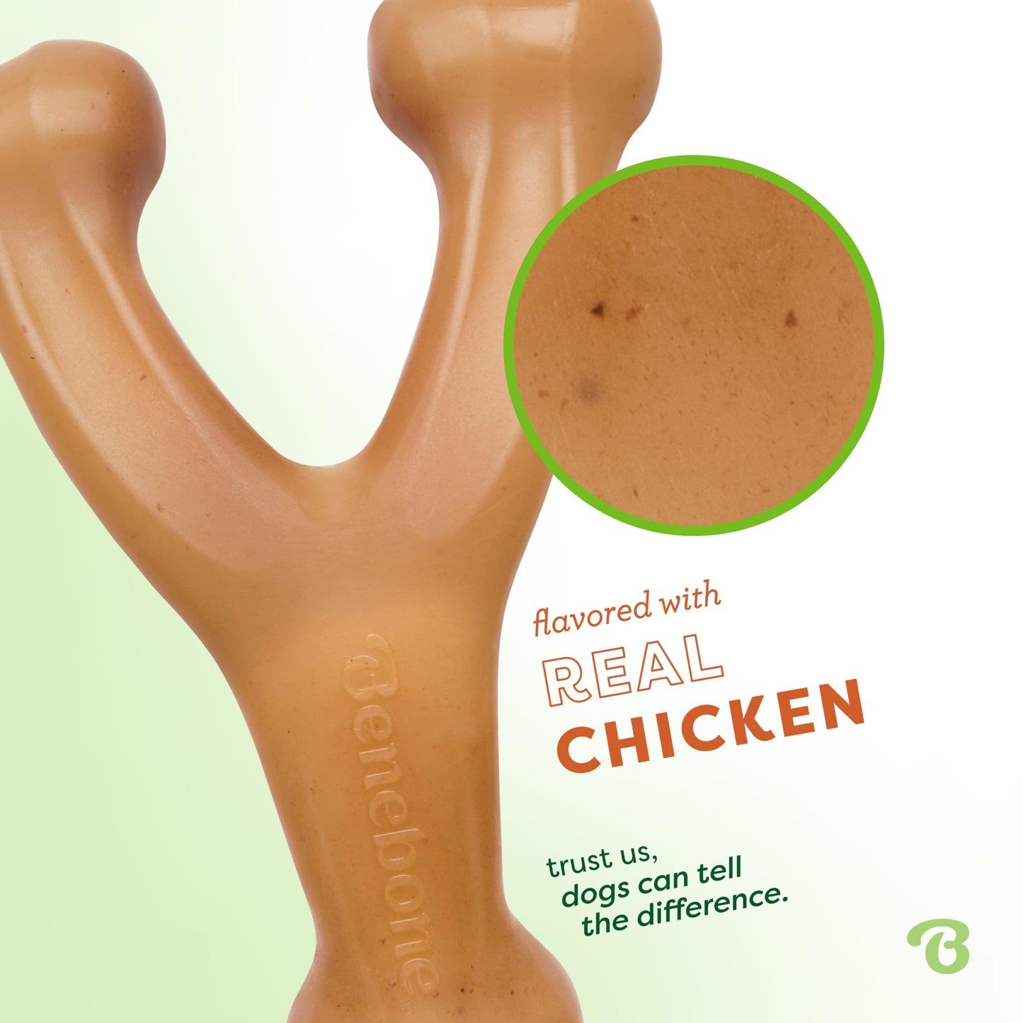 Benebone Wishbone Durable Dog Chew Toy for Aggressive Chewers, Real Chicken, Made in USA, Medium 🍁 All In One Marketplace Canada