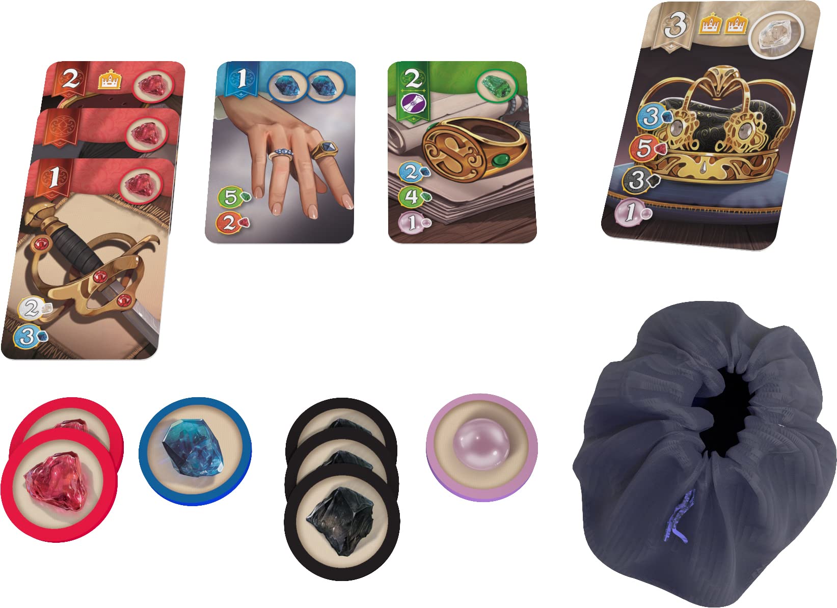 Splendor - Duel (Bilingual French/English Version) - A Game by Asmodee Space Cowboys