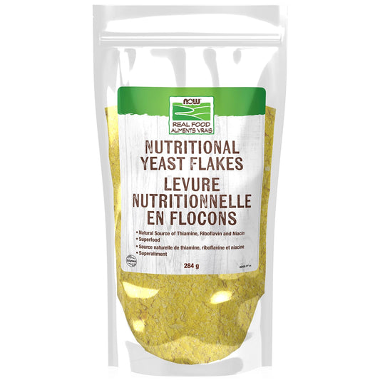 NOW Real Food Nutritional Yeast Flakes, 284g 🍁 All In One Marketplace Canada NOW