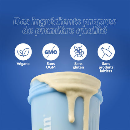 Good Protein – 32g Protein, Vegan High Protein Powder, 100% Natural, Non-GMO, Dairy-free, Gluten & Soy Free and No Added Sugar. Plant-Based Protein Shake (French Vanilla, 470 g)