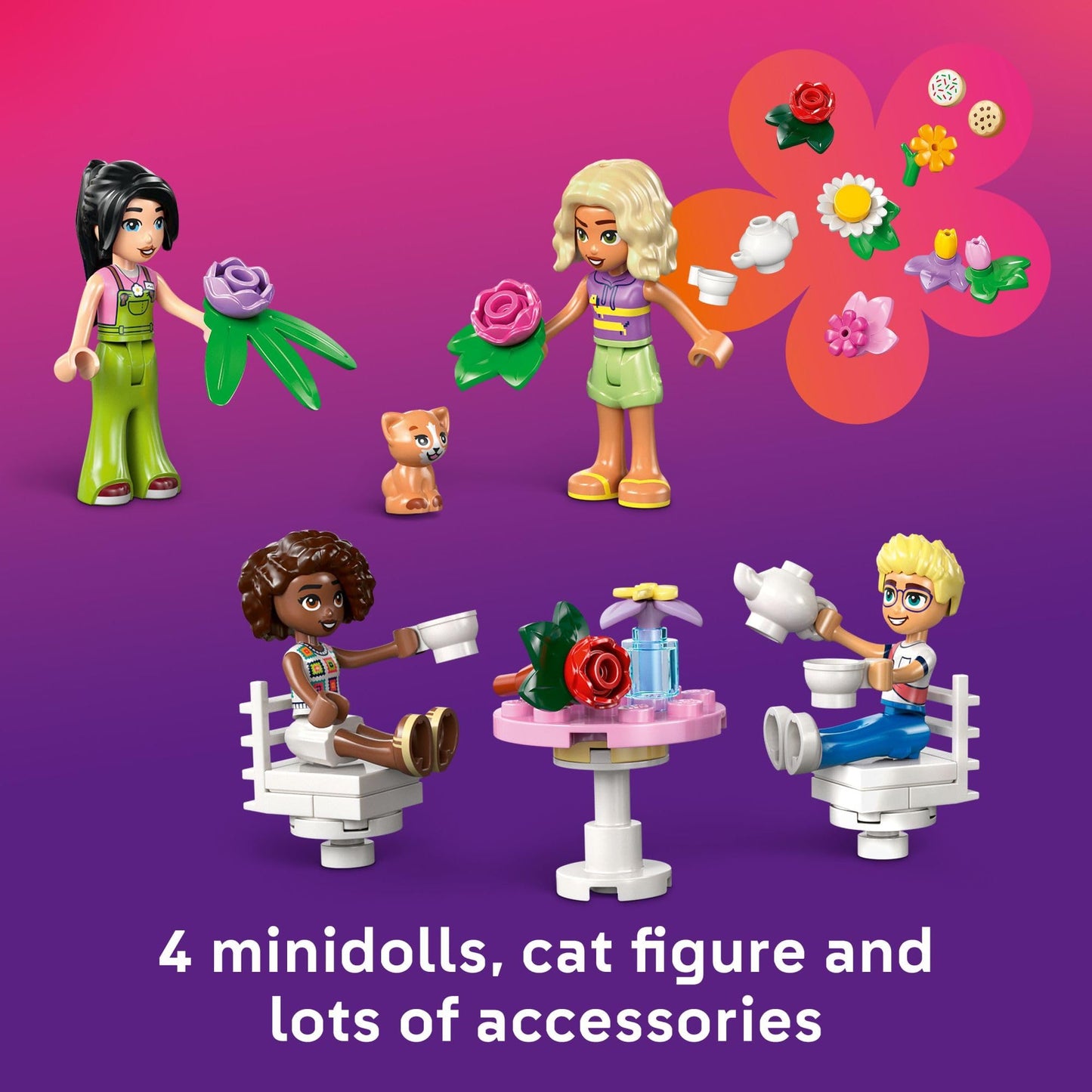 LEGO Friends Plant Café & Flower Shop Pretend Play Building Toy - Playset with 4 Minidolls and Cat Toy for Creative Storytelling - Birthday Gift Idea for Girls and Boys, Ages 9 and Up - 42671 🍁 All In One Marketplace Canada