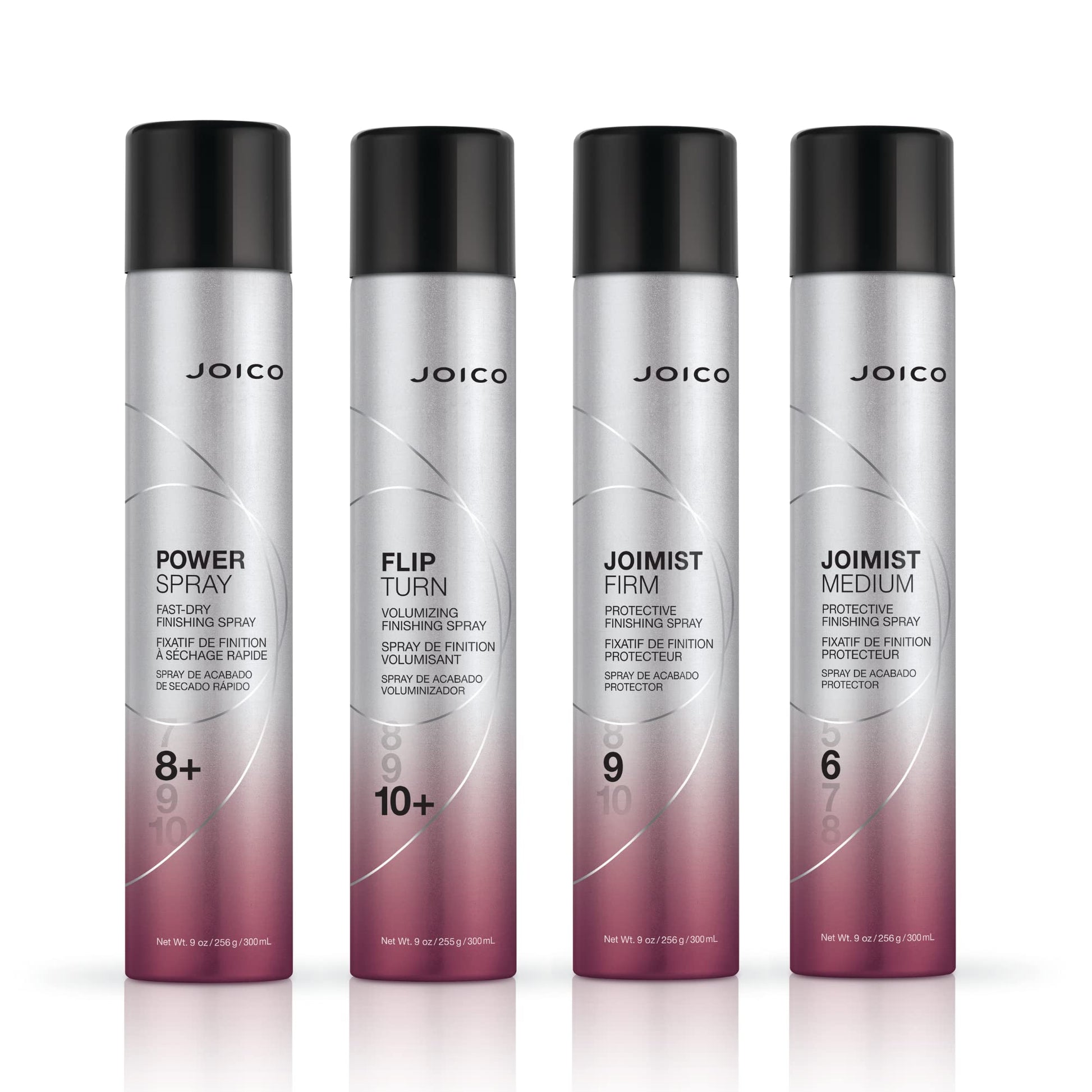 Joico Power Spray Fast-Dry Finishing Spray | Strong Hold, Level 8 | For Most Hair Types | Protect Against Heat & Humidity | Protect Against Pollution & Harmful UV | Paraben & Sulfate Free | 72 Hour Hold, 300mL Joico