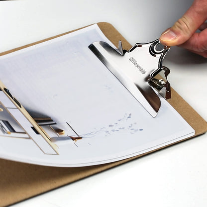 Officemate Recycled Wood Clipboards, 6 Inch Clip, 12 Pack Clipboards, Letter Size (9 x 12.5 Inches), Brown (83712) 🍁 All In One Marketplace Canada