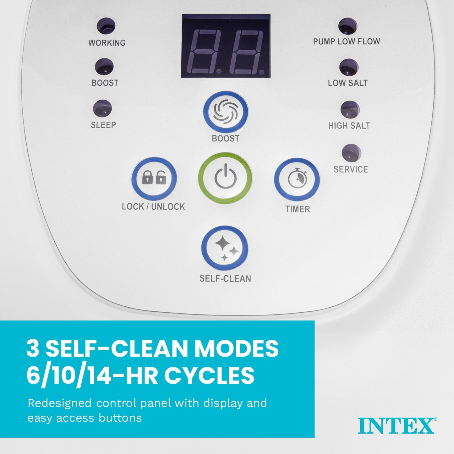 INTEX Krystal Clear QS1200 Saltwater Swimming Pool Chlorine System 🍁 All In One Marketplace Canada