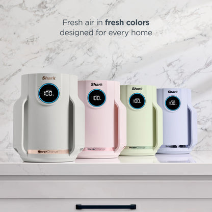 Shark NeverChange Compact Pro Air Purifier, HP072CPK, Quartz Shark