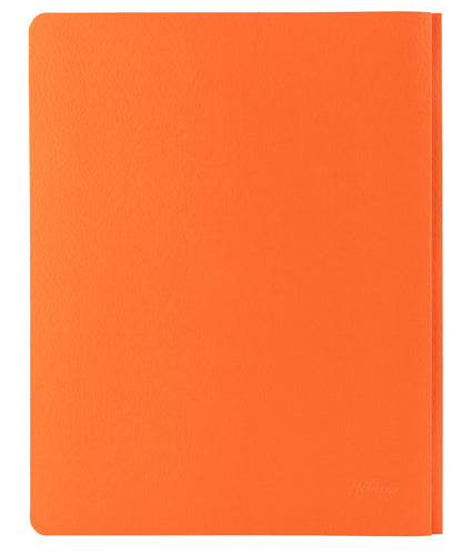 Hilroy 3-Prong Report Cover, 8-1/2” x 11”, Orange, 25 Per Pack (06203)