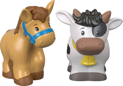 Fisher-Price Little People Toddler Toys Farm Animal Friends 8-Piece Figure Set for Pretend Play Ages 1+ Years