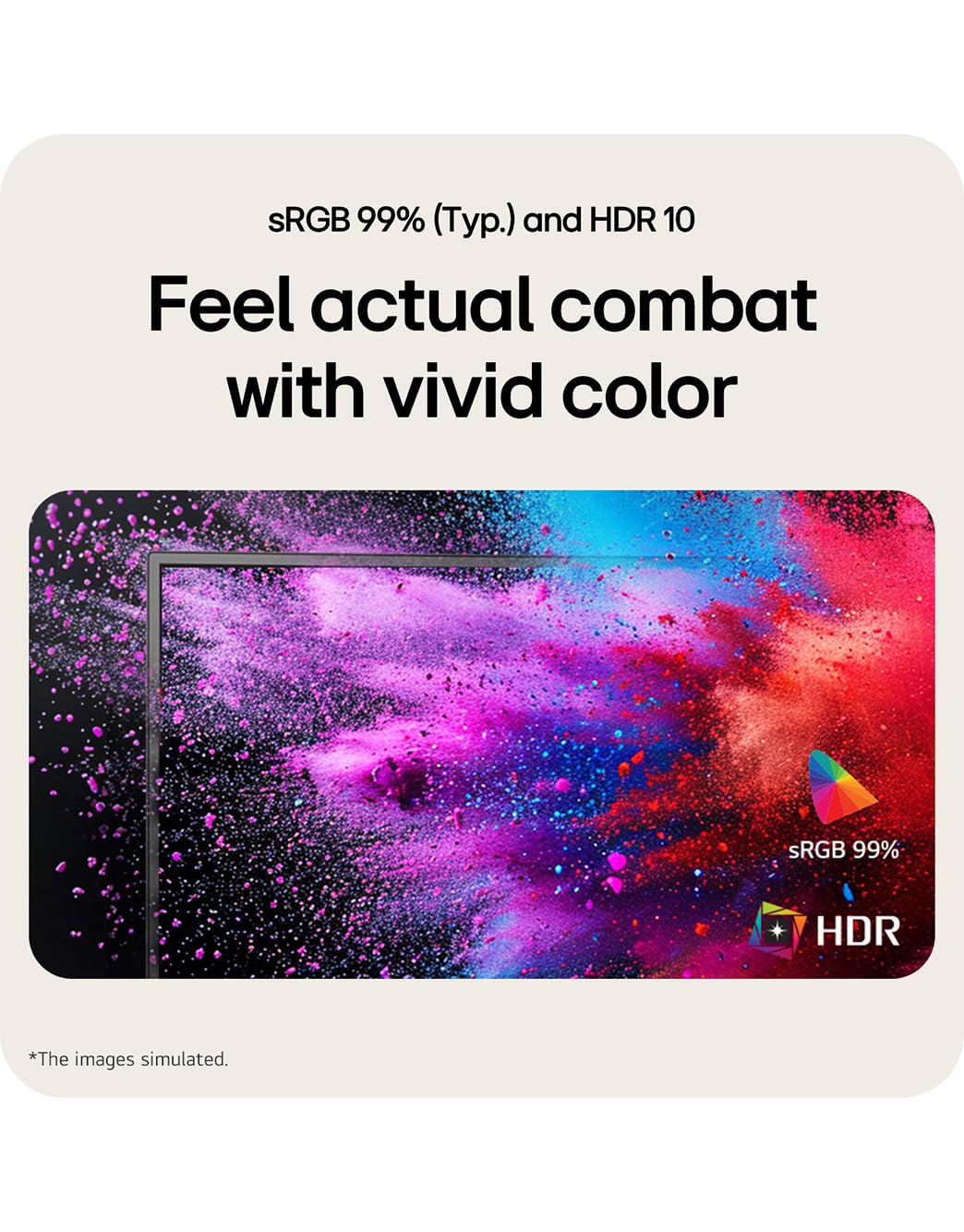 LG 24U411A-B 23.8" / FHD (1920x1080) / IPS / 120Hz / sRGB 99% (Typ.) / Reader Mode & Flicker Safe/Dynamic Action Sync/Black Stabilizer, Slim Stand Base, Black